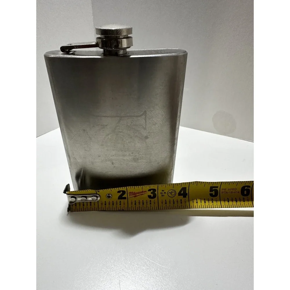 Mac Tools 75th‎ Anniversary Metal Flask 1938-2013, 7 oz, Stainless Steel